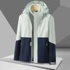 Autumn and Winter New Jacket Men's Outdoor Detachable Three-in-one Two-piece Women's Work Clothes Mountaineering Mink Velvet