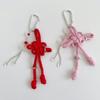 1Pcs Chinese Style Ruyi Pendant Handwoven Nylon Rope Chinese Knot Keychain Bag Hanging Decoration Men'S Car Keyring