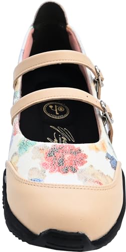 [Ёсукэ] Туфли на толстой подошве с двойным ремешком