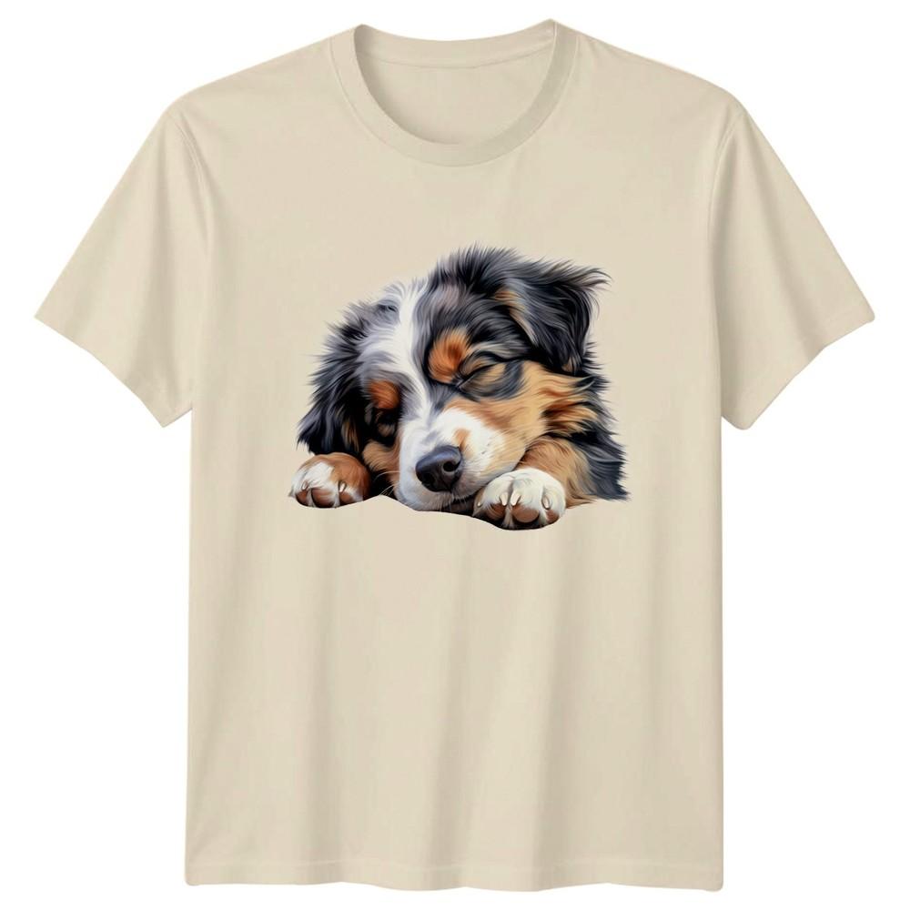 Sleeping Puppy Dogs Animals Unisexs TShirt Unisexs Tee Graphic Unisex Top d