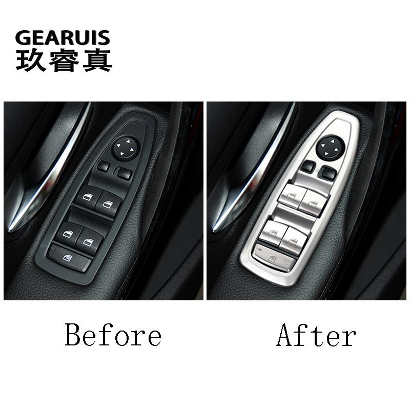Для BMW 3 4 серии F30 F31 F34 F35 F32 F33 2013-кнопка подъема оконного стекла автомобиля защитная крышка панели салона авто