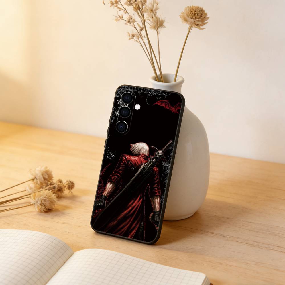 Чехол для телефона D-Dante D-Devil May C-Cry для Samsung Galaxy A73, A72, A71, A70, A53, A52, A51, Другие Мягкий черный чехол