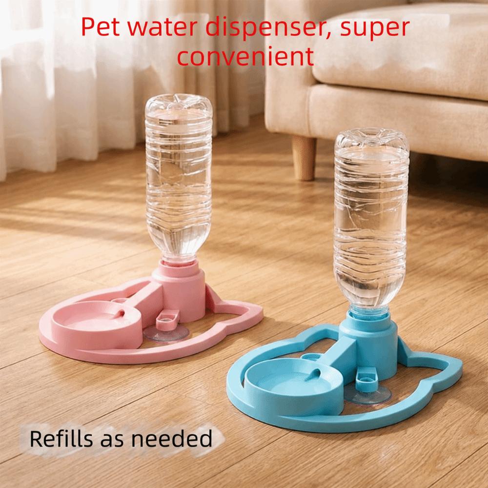 Anti Overturning Pet Water Dispenser Splash-proof Pet Water Bowl For Cats Dogs
