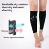 1 Pair Nylon Footless Compression Socks Elastic Leg Sleeves Shin Splint & Calf Protector  Standing