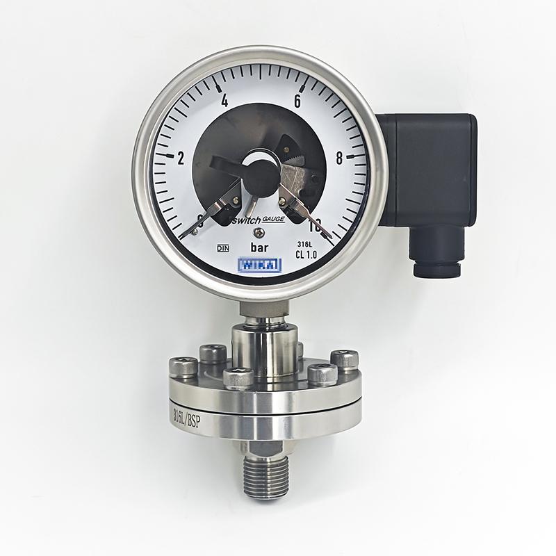 Electrical Contact Pressure Gauge 0-1.6 MPa Vacuum Pressure Controller Switch