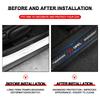 ndkbf2 4Pc Carbon Fiber Car Door Sill Protector Threshold Stickers For Opel Astra j Insignia Astra g Corsa Zafira b Mokka Vivaro Meriva