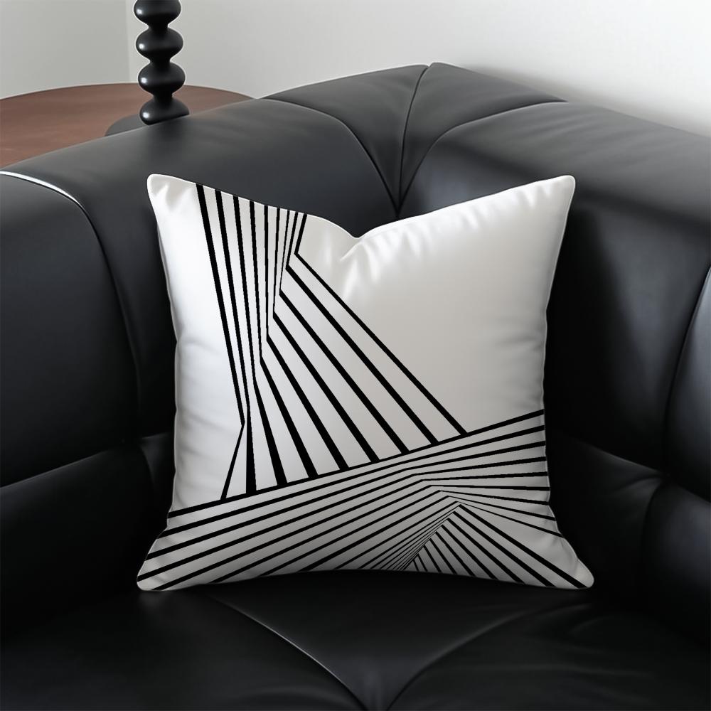 Fresh Daisies Pillow Fresh Pastoral Cushion Cover Pillow Case Antidustmite Invisible zipper silky plush cushion