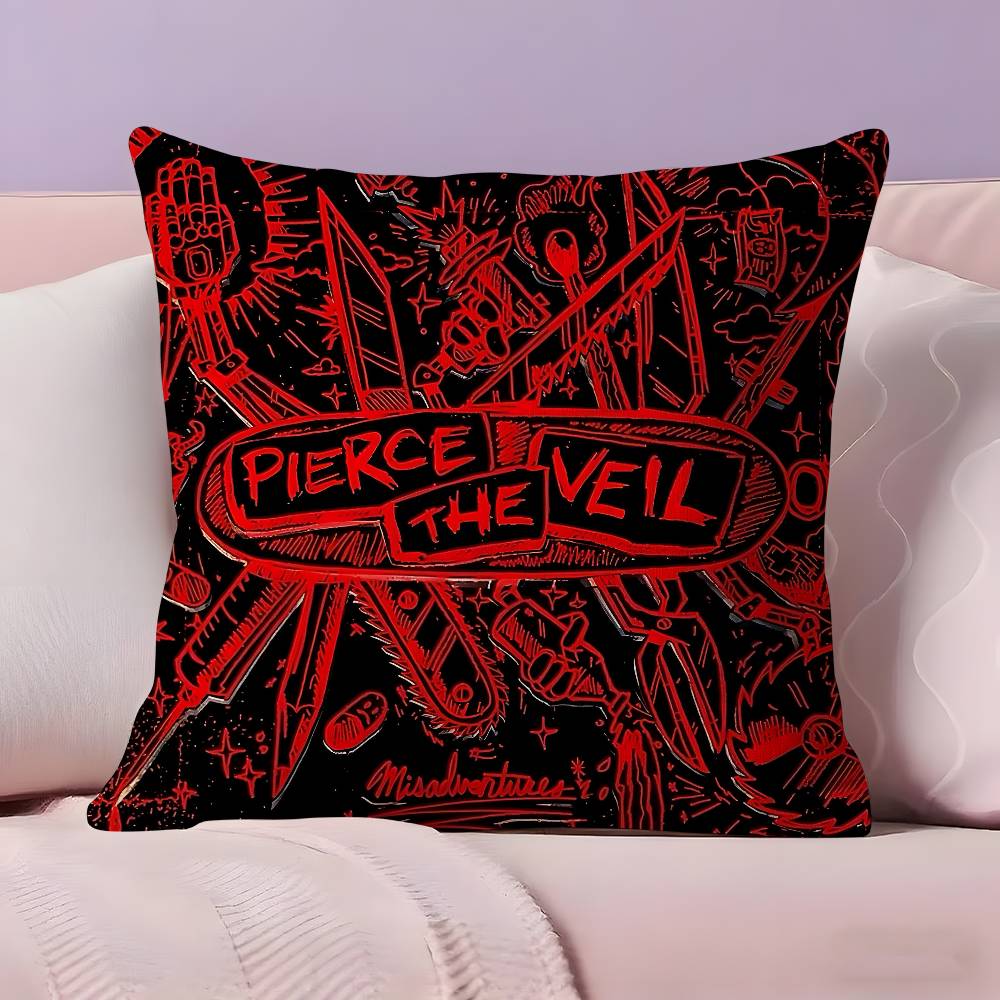 Наволочка American Rock P-Pierce The Veil из ультрамягкой, приятной на ощупь ткани, обеспечивающей комфорт, как на облаке, и со скрытой молнией.