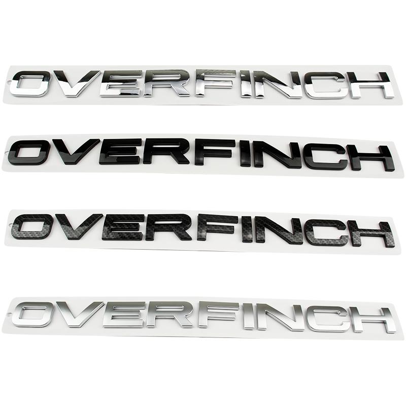 Автомобильные Хромированные ABS Наклейки Для Land Rover Range Rover Overfinch I322 Discovery Капот Багажник Буквы Логотип Эмблема Наклейки