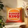 Стильная наволочка для подушки Burger Kingful Универсальная двусторонняя наволочка Подходит для дивана, кровати, автомобиля Ежедневный декор