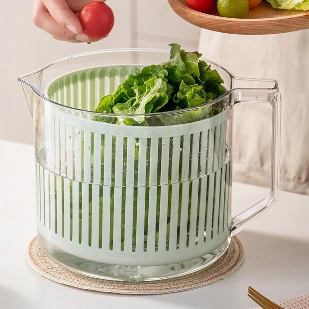 Multi-Use Vegetable Dehydrator Plastic Salad Spinner and Strainer Food Preparation