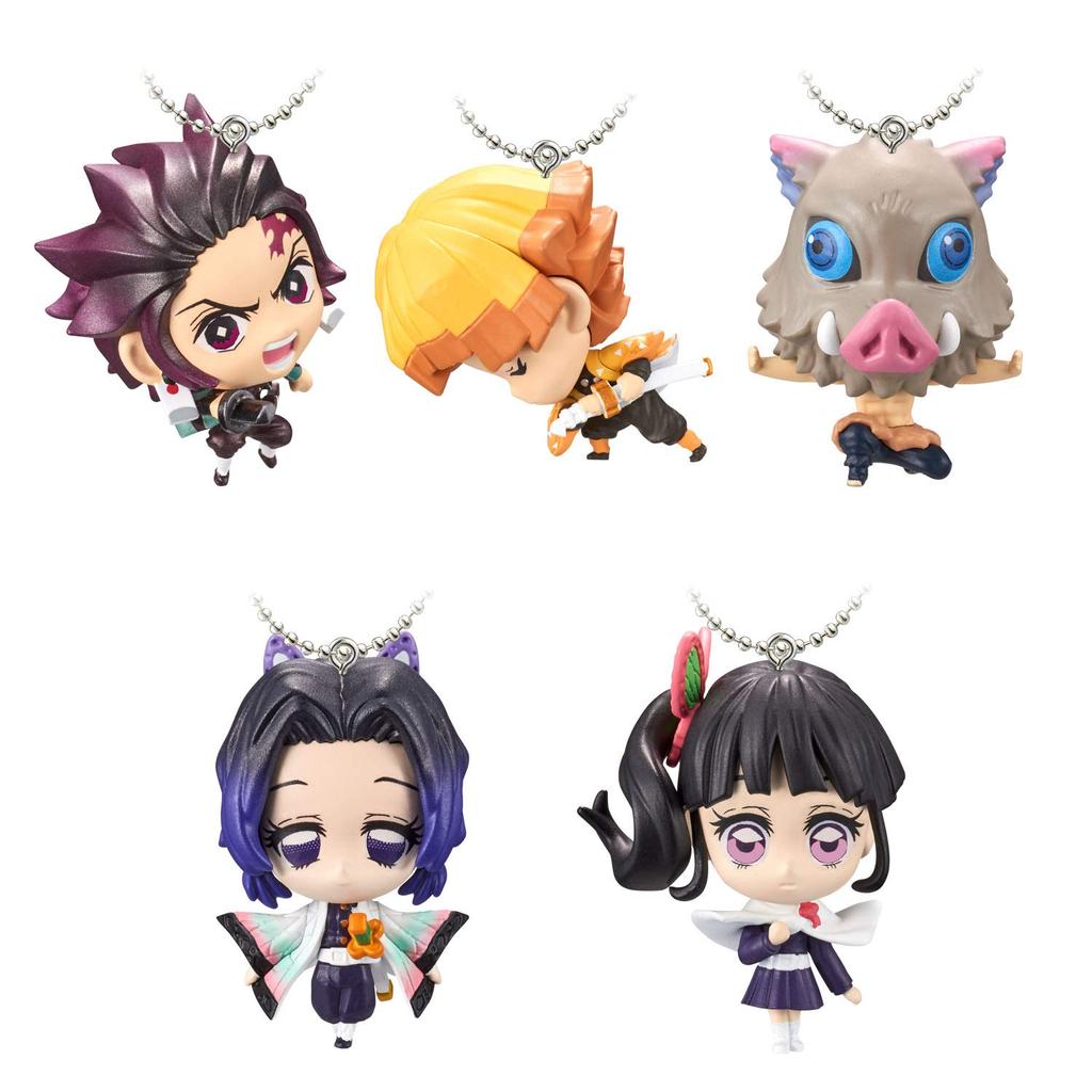 Demon Kimetsu No Yaiba Deformed Mascot 2 Candy Kimetsu No Slayer (12 Pieces) Toys/Gum (Demon Slayer Yaiba)