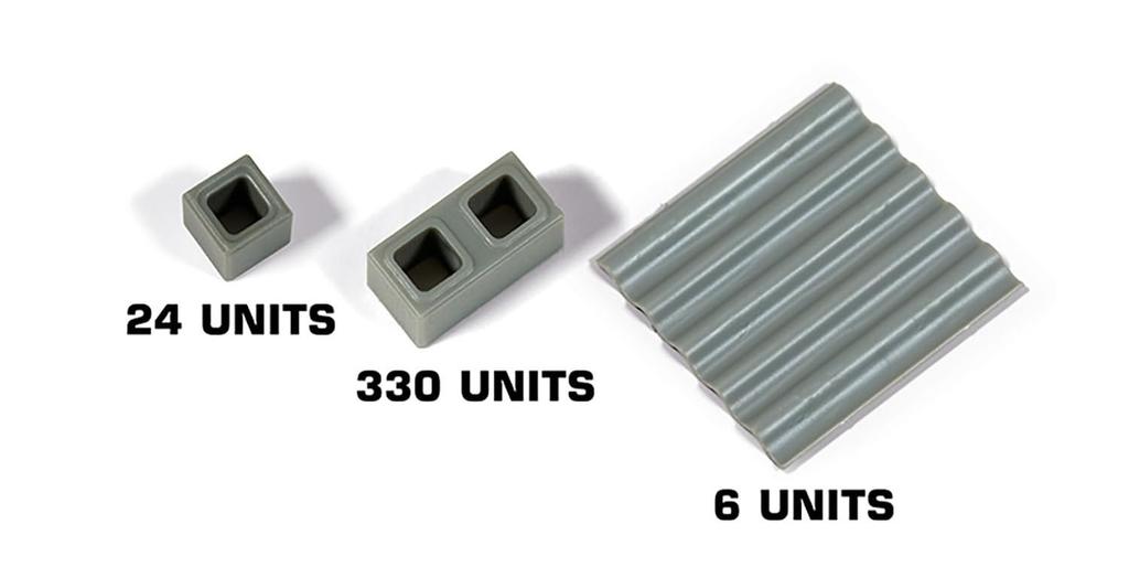 AK Interactive Concrete Block Hut Production Kit Plastic Model AK35019 1/35 (Building)