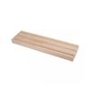 Wooden Liston - - 18x5 Cm - 3 Grooves - Decorative Support - Natural Wood