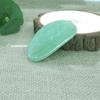 Hot Massage Tool Guasha Board Natural Green Jade Scraping Plate Scraper Stone Massager Thin Slimming Face V-line Beauty