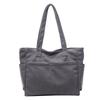 Lightweight Large Capacity Commuter Tote Bag Solid Color Shoulder Bag