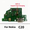 USB Charger Dock Connector Board Charging Port Flex Cable For Nokia G11 G21 G22 G10 G20 G30 G50 G60 C20 C21 Plus C30 X20