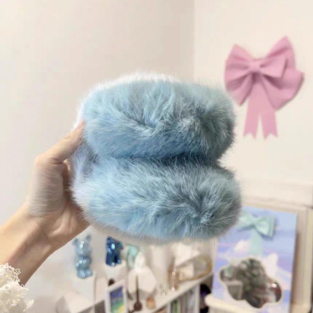 Windproof Foldable Ear Cover Cartoon Children's Ear Warmers Soft Winter Plush Earmuffs Student