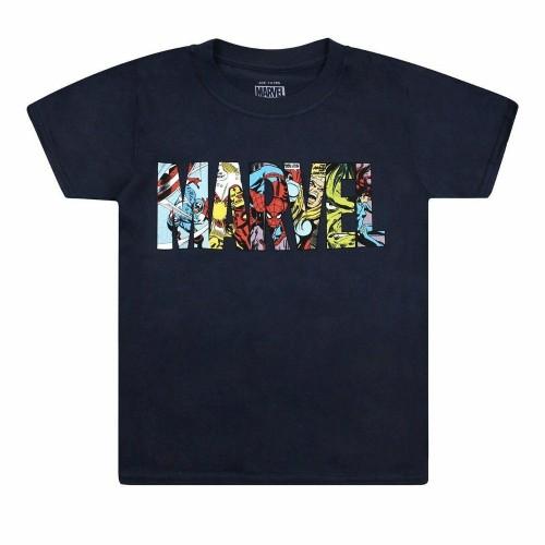 Marvel Childrens Boys Characters Logo T-Shirt