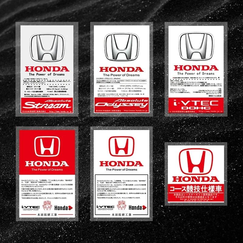 JDM Sticker For Honda Mugen Power Civic Accords CRV Odyssy Hrv Jazz CBR VTEC VFR The Windshield Of a Car Electrostatic Film JS1