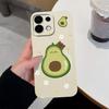 Для Oppo Realme 8 9 5 6 7 10 Pro Plus K12 A5 A5X чехол-накладка с симпатичным узором авокадо жидкий силикон высокого качества пылезащитный чехол для Oppo бампер чехол