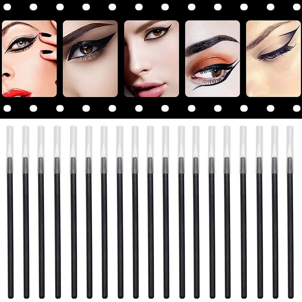 Набор из 50 одноразовых подводок для глаз, подводка для глаз, макияж для ресниц и бровей, макияж для глаз, кисточки для ногтей, кисти, кисти, кисти, инструменты, дорожные, портативные,