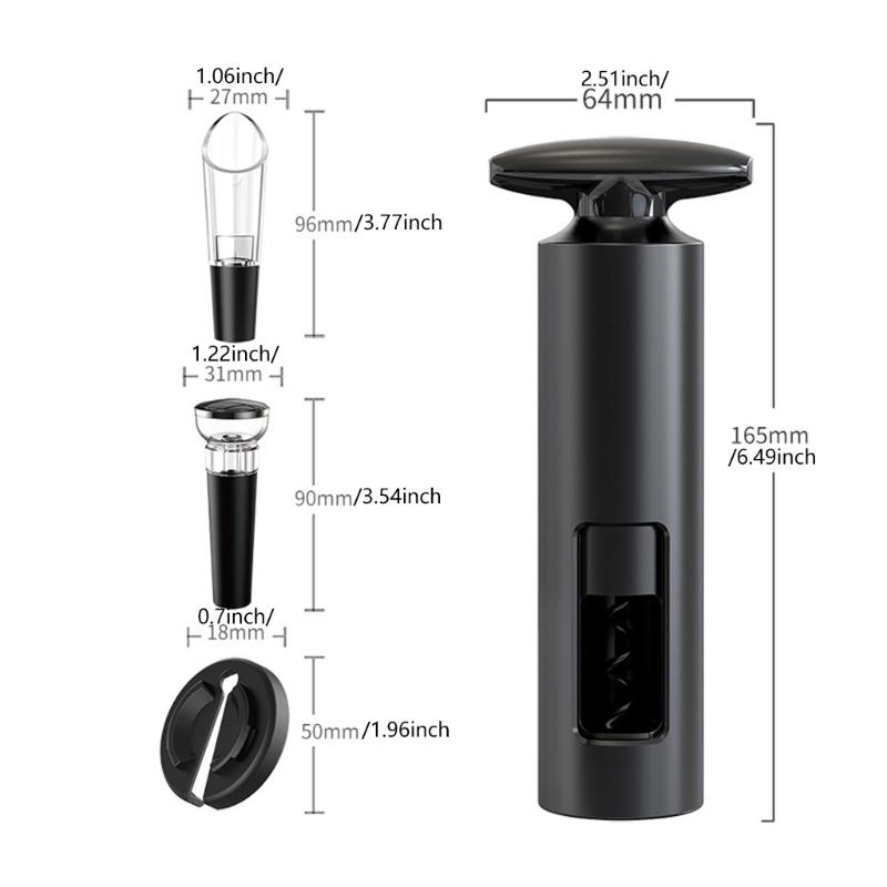 Ergonomic Designs Wine Opener With Spirals Drill For Easy Opening Of Various Wine Bottles At Homes Or Restaurants