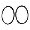 4pcs/set For Mini For Cooper Gloss Black Headlight Rings Trims+ Taillight Rings Trim New For Mini F55/F56/F57 14-21
