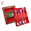 Cartoon Christmas Stainless Steel Cutlery Set: Colorful Spoon & Fork
