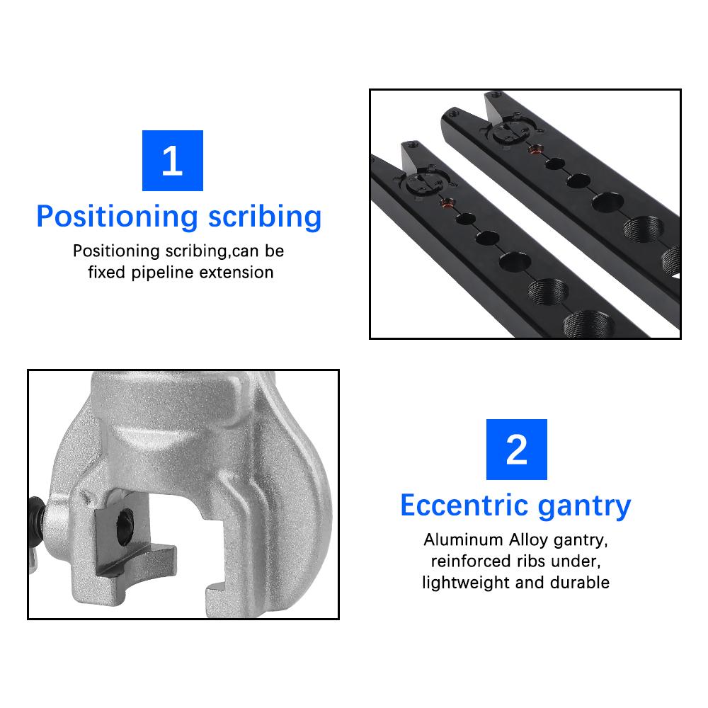 Развертка Развальцовщик CT-806 Угол 45 градусов Эксцентриковый Холодильный Водогазовый Тормозной Инструмент для развальцовки медных труб Расширитель медных труб