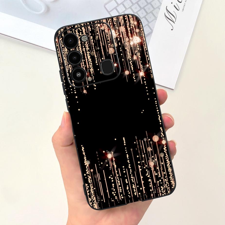 Чехол для Tecno Spark 8C KG5k KG5j KG5n Стильный чехол с конфетным рисунком Мягкий силиконовый чехол для телефона Для Tecno Spark Go 2022 Spark8C Сумки