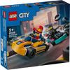 Lego city картинг и гоночный автомобиль игрушки игрушка подарок на день рождения блок Образовательный образование мальчик девочка ребенок 5 лет 6 лет 7 лет 8 лет