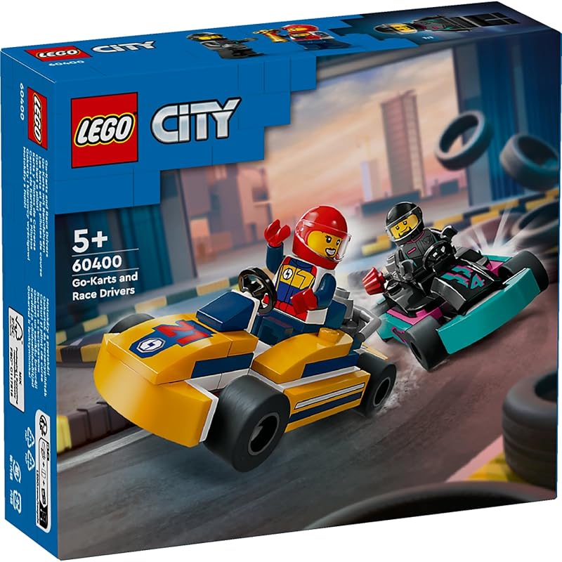 Lego city картинг и гоночный автомобиль игрушки игрушка подарок на день рождения блок Образовательный образование мальчик девочка ребенок 5 лет 6 лет 7 лет 8 лет