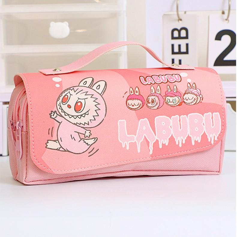 Канцелярский пенал большой вместимости, высокой ценности, пенал для девочек, студенческий, милый мультяшный пенал