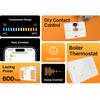Tuya smart battery powered wifi thermostat gas boiler switch heating/cooling programmable remote control support alexa google