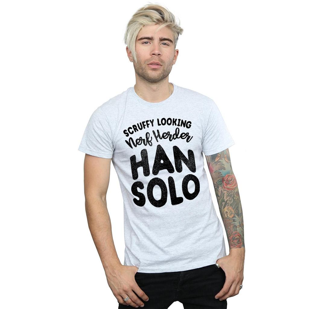Star Wars Mens Han Solo Legends Tribute T-Shirt