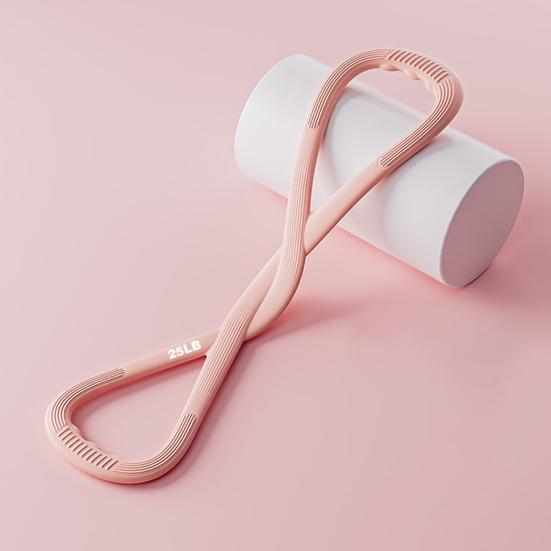 Силиконовая фитнес-резинка сопротивления противоскользящая эластичная лента для упражнений в виде восьмерки 25/35 фунтов для мужчин и женщин для рук, плеч, растяжки, силовых тренировок, эспандер