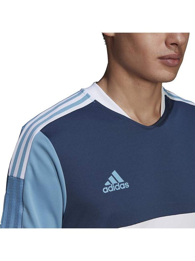 Adidas Tiro 21 Crew Size O Jersey, Navy/Hazy Blue,