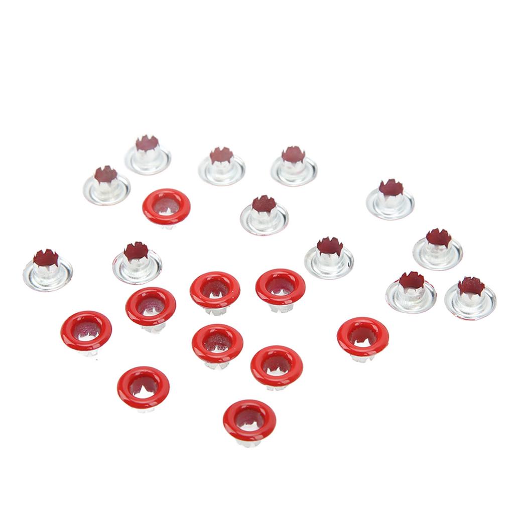 500Pcs Eyelet Grommet Color Round Edge Fine Workmanship Good Toughness Metal Eyelets for Shoes