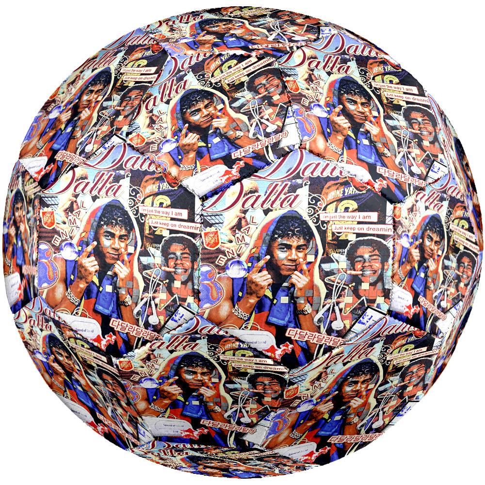 Lamine Yamal's Spain's Glory Moment Size 5 Soccer Football Machine Sewn Indoor/Outdoor Training and Matches Perfect Commemorative Gift for Soccer Love