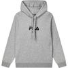 Fila ОРИГИНАЛЬНЫЙ Свитшот с капюшоном и длинным рукавом, с подкладкой из флиса, свободного кроя, из вязаной ткани, с логотипом-буквой, комфортный, мягкий, унисекс F51M449202F-MG