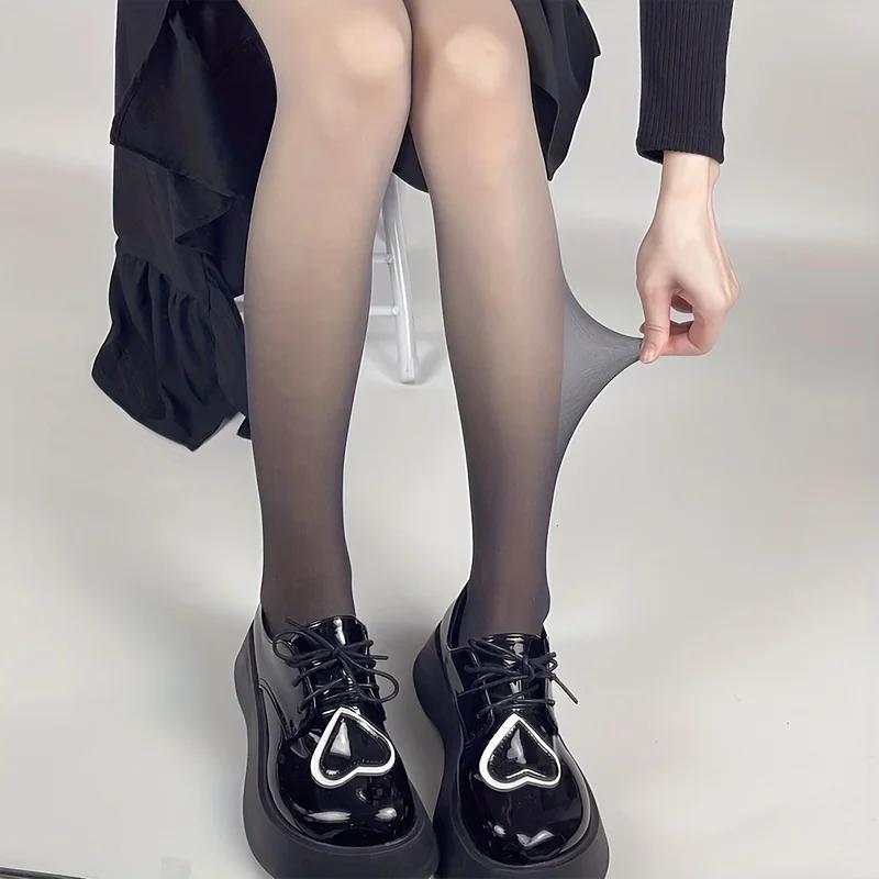 2 пары облегающих колготок с высокой талией, женские градиентные цвета, сексуальные и стильные чулки