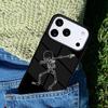 Жуткий Череп Веселый Танцующий Скелет Чехол для Телефона Для iPhone 17 AIR 16 Pro Max 15 14 Pro 11 12 13 Ударопрочный Силиконовый Чехол