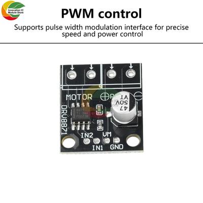 DRV8871 DC 6.5-45V DC H-мостовой драйвер двигателя 3.6A Драйвер щеточного двигателя Модуль драйвера с ШИМ-управлением Драйвер двигателя