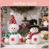 Adorable Light Up Snowman Doll Decoration For Christmas Festive Cheer Gift For Kids