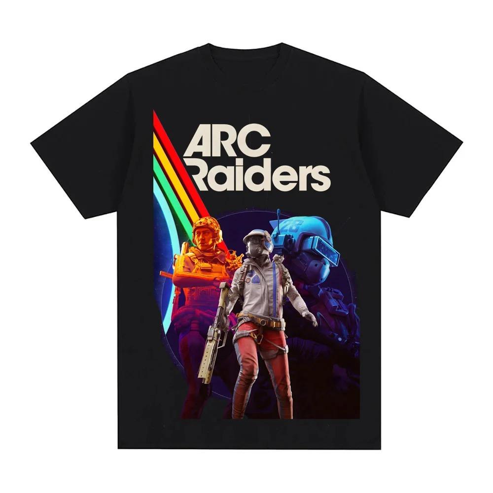 Игровая футболка ARC Raiders Новый стиль 2025 Высококачественная печать 100% хлопок Удобные мягкие футболки с круглым вырезом