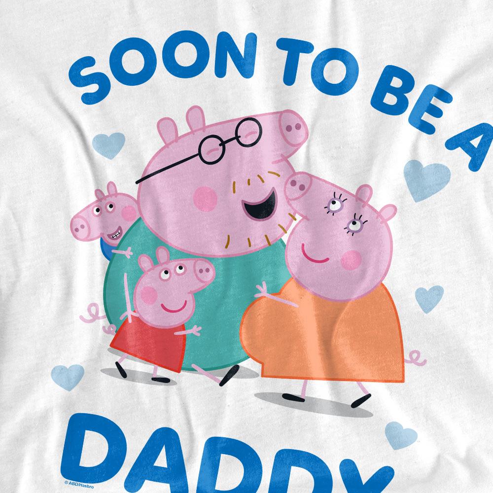 Peppa Pig Mens Soon To Be Daddy Pig T-Shirt
