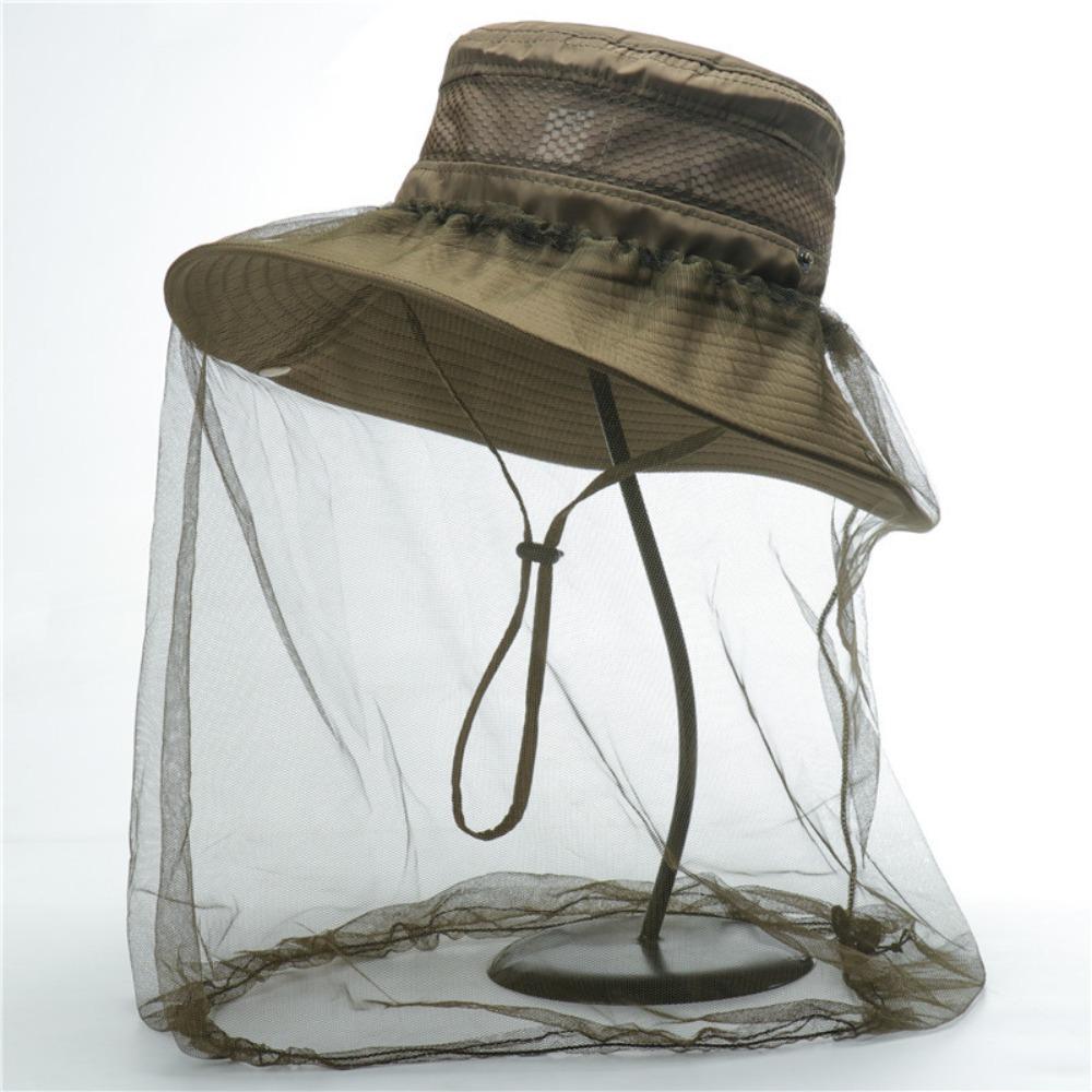 Breathable Anti Bee Hat Portable Fishing Sun Cap New Insect Mesh Hat