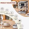 Cafelffe Espresso Machine MK-901 20Bar,Cappuccino Maker with Milk Frother Steam Wand,Coffee Maker,Semi-Automatic Cafetera present,Gift