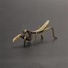 Mantis Copper Ornaments Tea Pet Insect Solid  Antique Bronze Art Miniature Home Decoration Crafts Figurines Desk Accessories